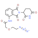 Pomalidomide-PEG1-azide