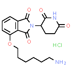 4-[(6-aminohexyl)oxy]-2-(2, 6-dioxopiperidin-3-yl)-2, 3-dihydro-1H-isoindole-1, 3-dione hydrochloride