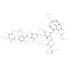 N-Acetyl calicheamicin, enediyne antitumor antibiotic.