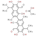 (S)-Gossypol (acetic acid)