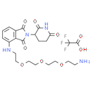 Pomalidomide-PEG3-C2-NH2 TFA