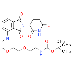 Thalidomide-NH-PEG2-C2-NH-Boc