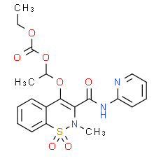 Ampiroxicam, a COX-1 and COX-2 inhibitor with anti-inflammatory activity.