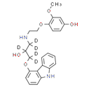 4-Hydroxyphenyl Carvedilol D5